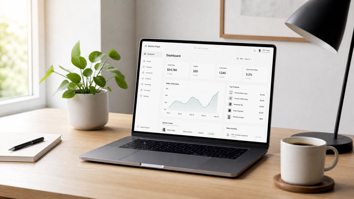 E-ticarete başlangıç paketi Shopify kurulum hizmeti — QCT Commerce