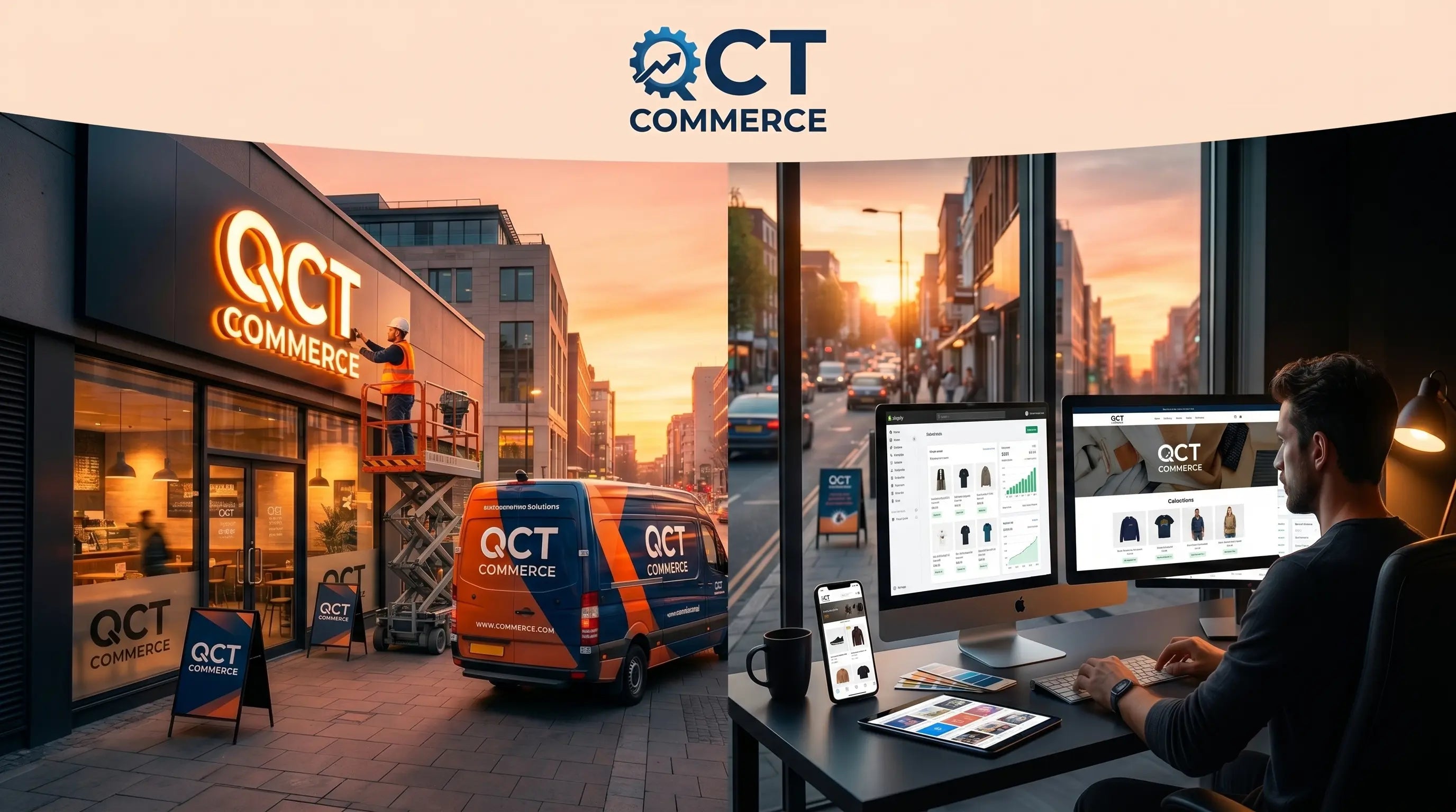 QCT Commerce - Profesyonel Shopify Mağaza Kurulumu ve Tabela Reklam Hizmetleri