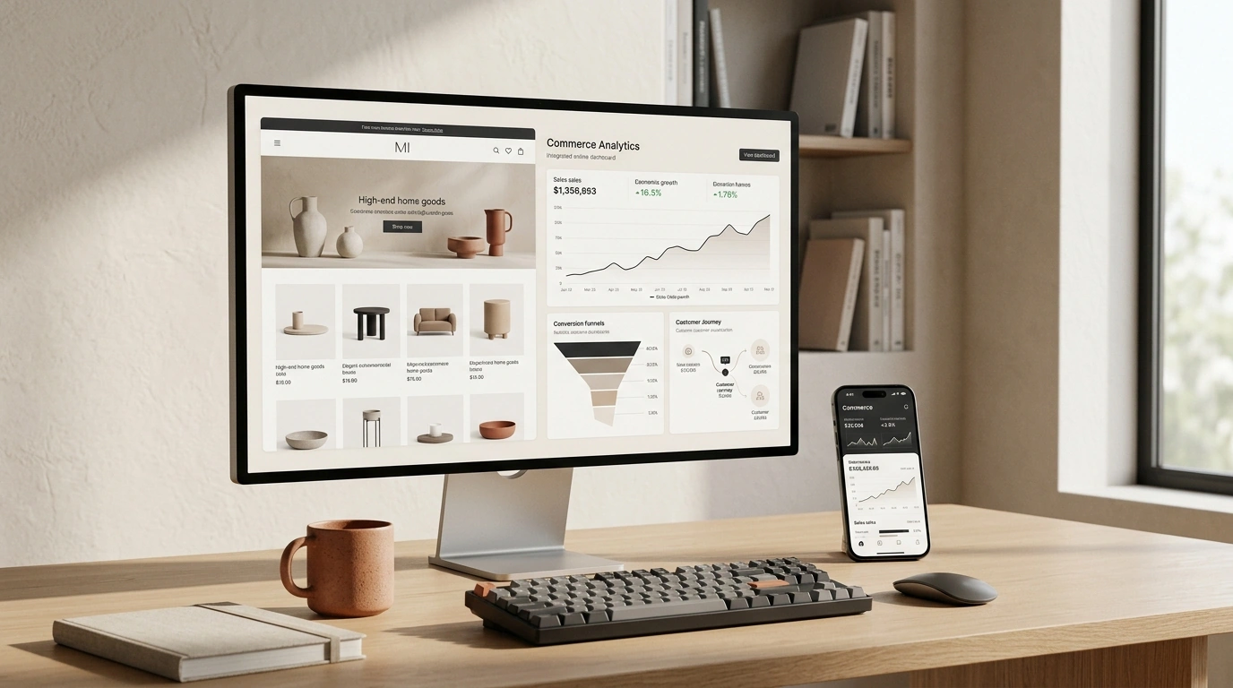 E-ticaret satış ve büyüme analitiği çalışma alanı