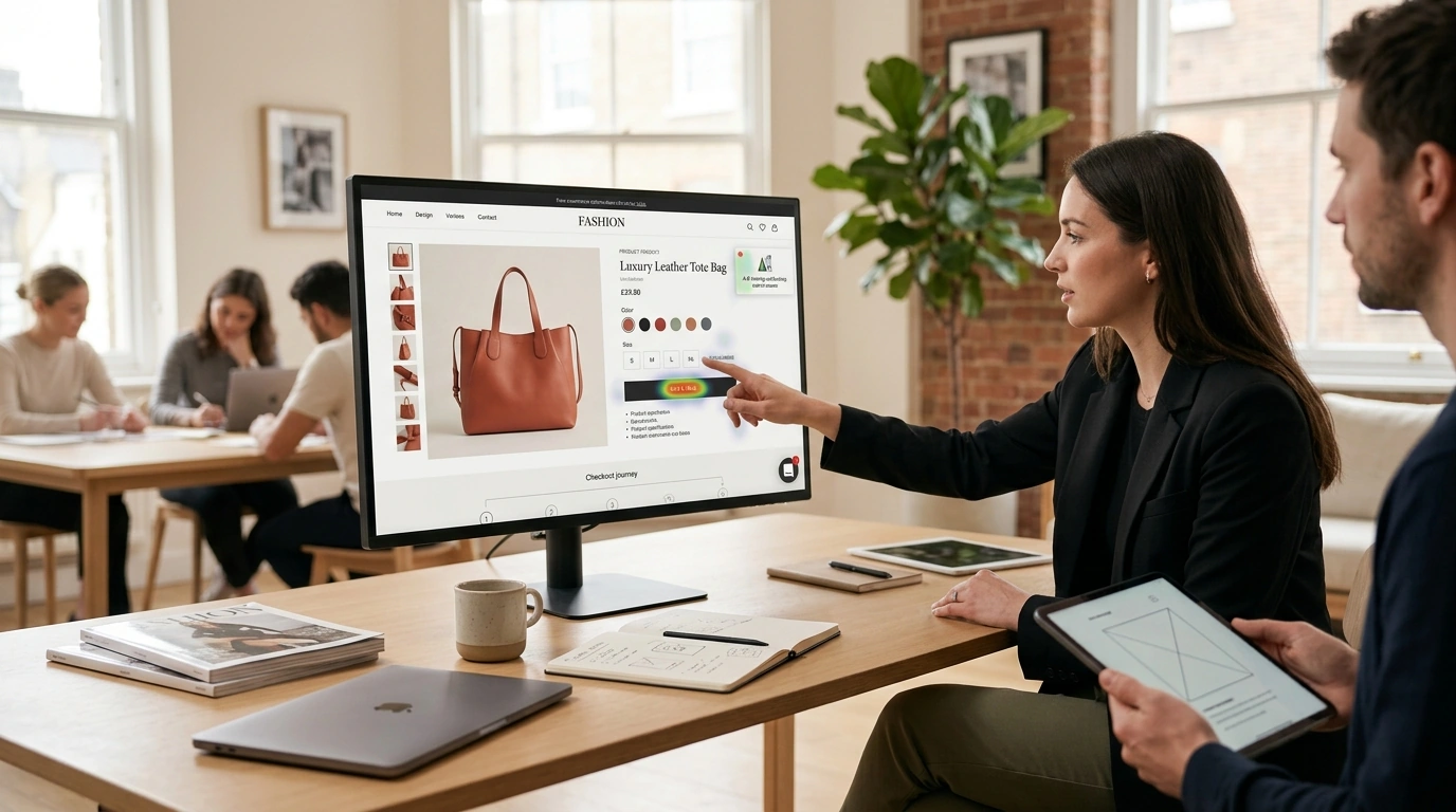 Dönüşüm optimizasyonu yapılan e-ticaret ürün sayfası